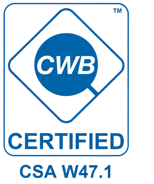 CWB Certified mark, CSA W47.1